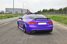Laden Sie das Bild in den Galerie-Viewer, Maxton Design Spoiler CAP passend für Audi RS5 Mk1 8T Facelift schwarz Hochglanz