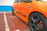 Maxton Design Seitenschweller Ansatz passend für Ford Focus ST Mk2 schwarz Hochglanz