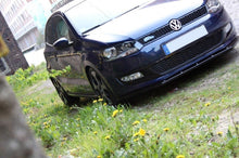 Laden Sie das Bild in den Galerie-Viewer, Maxton Design Front Ansatz passend für VW POLO MKV schwarz Hochglanz
