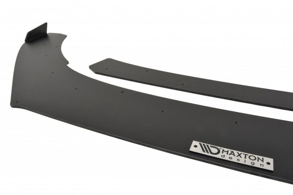 Maxton Design Racing Front Ansatz passend für passend für VW POLO MK5 GTI FL mit Wings
