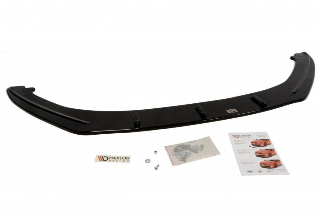 Maxton Design Front Ansatz passend für VW SCIROCCO schwarz Hochglanz