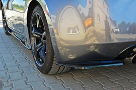 Maxton Design Heck Ansatz Flaps Diffusor passend für Nissan 370Z schwarz Hochglanz