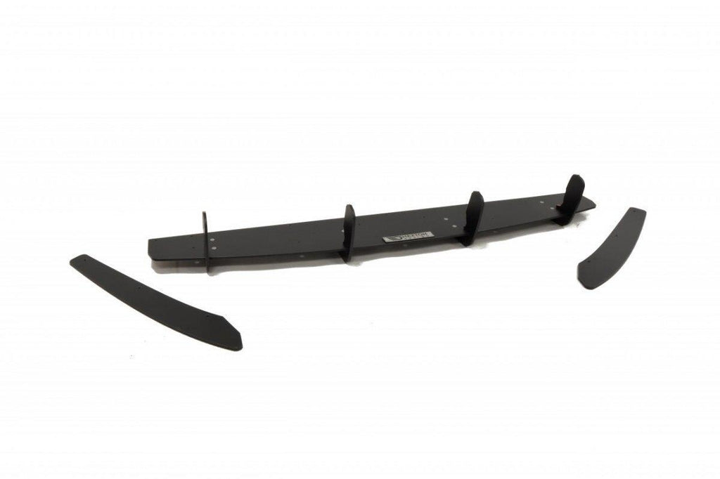 Maxton Design Diffusor Heck Ansatz passend für Heckschürze & Flaps passend für AUDI A6 C7 S-LINE AVANT