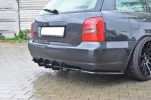 Laden Sie das Bild in den Galerie-Viewer, Maxton Design Heck Ansatz Flaps Diffusor passend für AUDI S4 B5 Avant schwarz Hochglanz