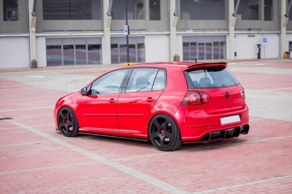 Maxton Design Diffusor Heck Ansatz passend für Heckschürze passend für VW GOLF 5 R32