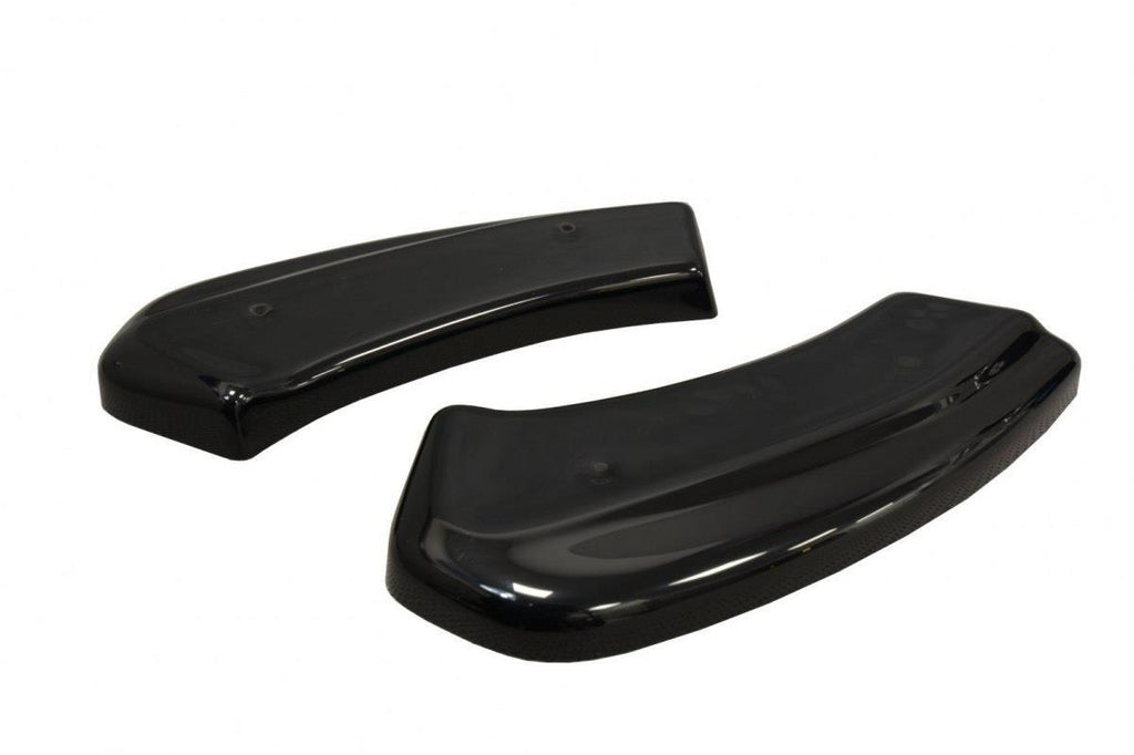 Maxton Design Heck Ansatz Flaps Diffusor passend für VW GOLF 7 GTI FACELIFT schwarz Hochglanz