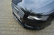 Laden Sie das Bild in den Galerie-Viewer, Maxton Design Front Diffuser V.1 Audi A4 B8 schwarz Hochglanz