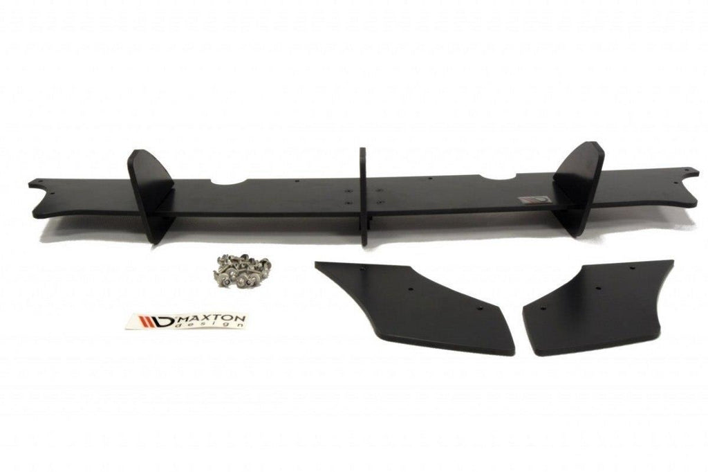 Maxton Design Diffusor Heck Ansatz passend für Heckschürze & Flaps passend für VW GOLF 6 GTI / 35TH