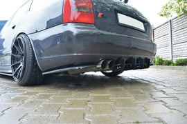 Maxton Design Diffusor Heck Ansatz passend für Heckschürze passend für AUDI S4 B5 Avant