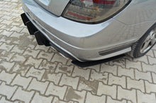 Laden Sie das Bild in den Galerie-Viewer, Maxton Design Diffusor Heck Ansatz passend für Heckschürze &amp; Flaps passend für MERCEDES C W204 AMG-LINE FL