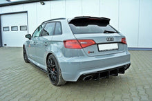 Laden Sie das Bild in den Galerie-Viewer, Maxton Design Diffusor Heck Ansatz passend für Heckschürze passend für AUDI RS3 8VA SPORTBACK