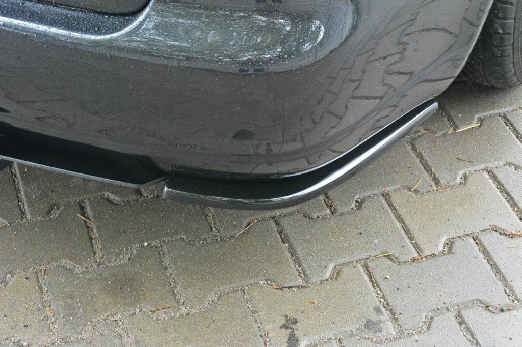 Maxton Design Heck Ansatz Flaps Diffusor passend für AUDI S4 B5 Avant schwarz Hochglanz