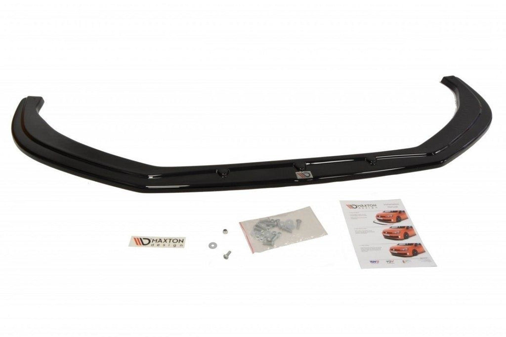 Maxton Design Front Ansatz passend für VW Passat CC R36 RLINE (vor Facelift) schwarz Hochglanz