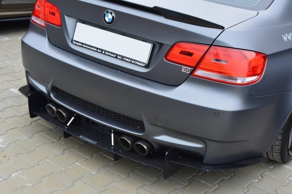 Maxton Design Diffusor Heck Ansatz passend für Heckschürze passend für BMW M3 E92 / E93