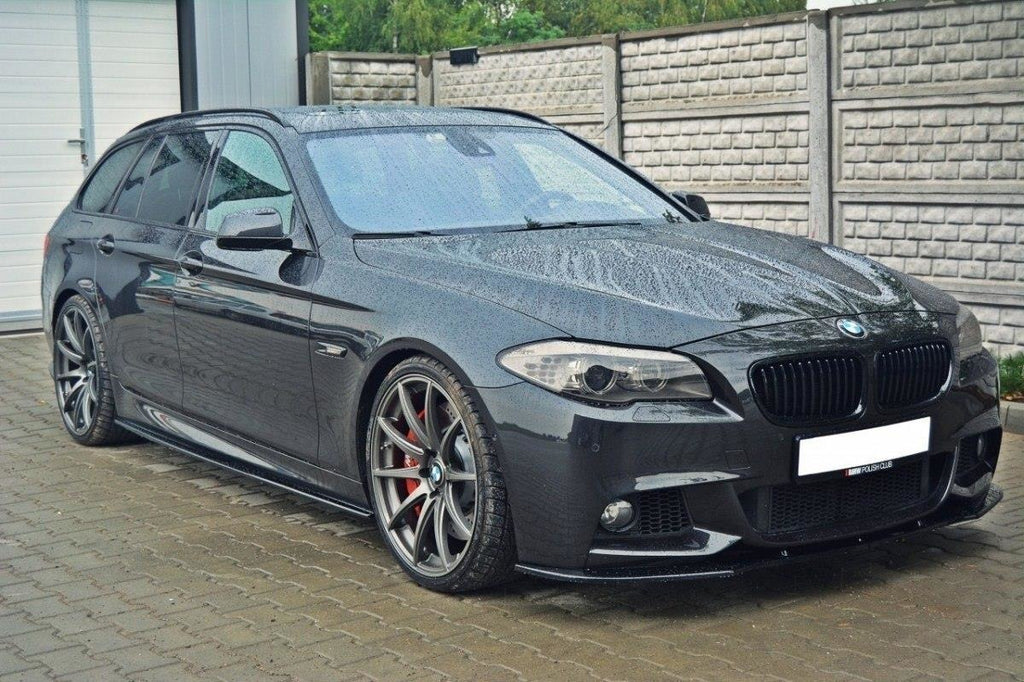 Maxton Design Seitenschweller Ansatz passend für BMW 5er F10/ F11 M-POWER/ M Paket schwarz Hochglanz