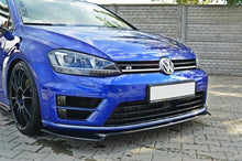 Laden Sie das Bild in den Galerie-Viewer, Maxton Design Front Ansatz passend für VW GOLF 7 R schwarz Hochglanz