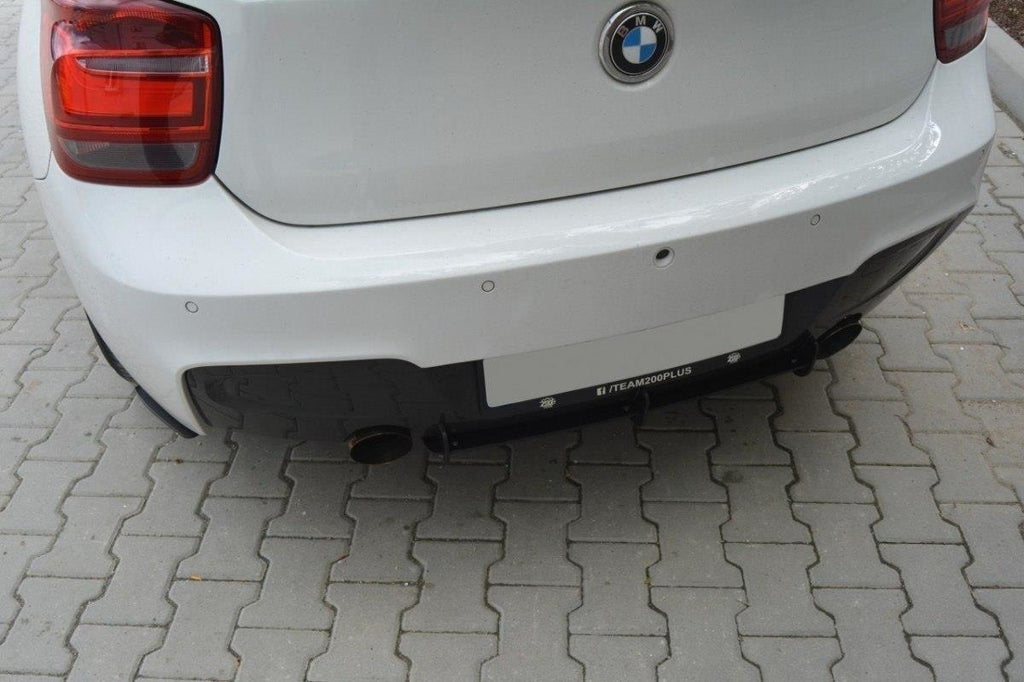 Maxton Design Diffusor Heck Ansatz passend für Heckschürze & Flaps passend für BMW 1er F20/F21 M-POWER  (vor FL)