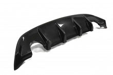 Laden Sie das Bild in den Galerie-Viewer, Maxton Design Diffusor Heck Ansatz passend für Ford Focus ST Mk2 FL schwarz Hochglanz