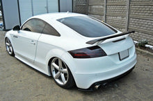 Laden Sie das Bild in den Galerie-Viewer, Maxton Design Heck Ansatz Flaps Diffusor passend für Audi TT S 8J schwarz Hochglanz