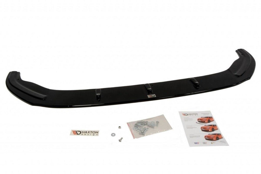 Maxton Design Front Ansatz passend für V.1 VW Golf 7 GTI  schwarz Hochglanz