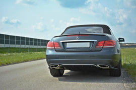 Maxton Design Diffusor Heck Ansatz passend für Mercedes E W212 schwarz Hochglanz