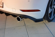 Laden Sie das Bild in den Galerie-Viewer, Maxton Design Heck Ansatz Flaps Diffusor passend für VW GOLF 7 GTI FACELIFT schwarz Hochglanz