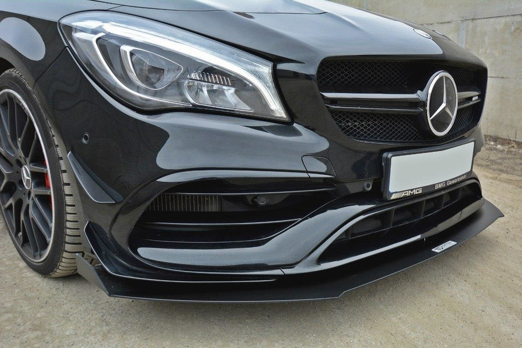 Maxton Design Racing Front Ansatz passend für V.1 passend für Mercedes CLA A45 AMG C117 FL