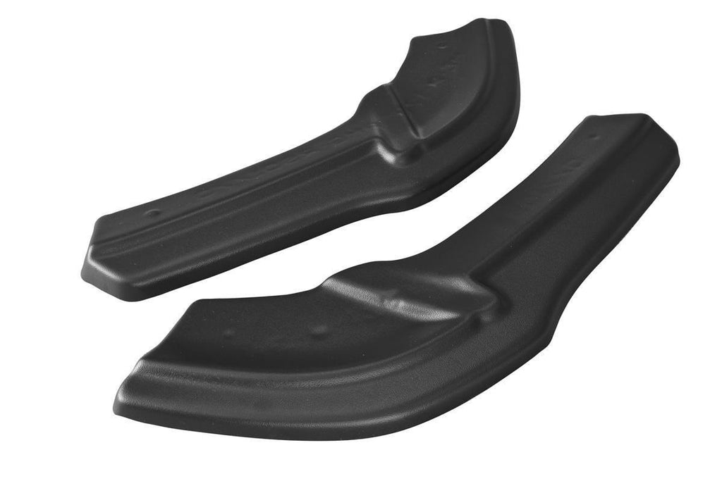 Maxton Design Heck Ansatz Flaps Diffusor passend für Mercedes A W176 AMG Facelift schwarz Hochglanz