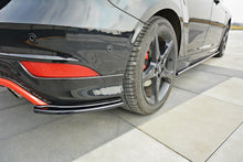 Laden Sie das Bild in den Galerie-Viewer, Maxton Design Heck Ansatz Flaps Diffusor passend für passend für Ford Focus ST-Line Mk3 FL schwarz Hochglanz