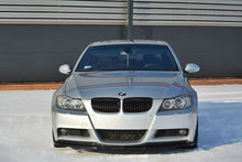 Laden Sie das Bild in den Galerie-Viewer, Maxton Design Front Ansatz passend für V.1 BMW 3er E90 M Paket schwarz Hochglanz