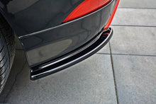 Laden Sie das Bild in den Galerie-Viewer, Maxton Design Heck Ansatz Flaps Diffusor passend für passend für Ford Focus ST-Line Mk3 FL schwarz Hochglanz