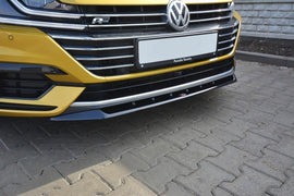 Maxton Design Front Ansatz passend für v.2 VW ARTEON schwarz Hochglanz