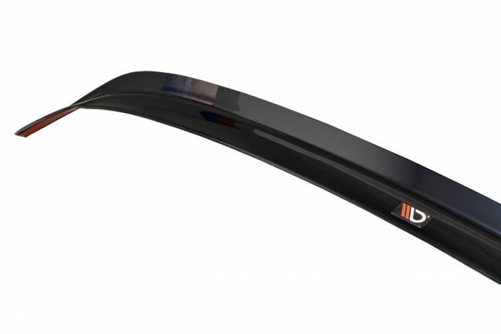 Maxton Design Spoiler CAP passend für V.1 Volkswagen Golf 7 R/ GTI (Nach Facelift) schwarz Hochglanz