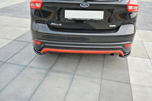 Laden Sie das Bild in den Galerie-Viewer, Maxton Design Heck Ansatz Flaps Diffusor passend für passend für Ford Focus ST-Line Mk3 FL schwarz Hochglanz
