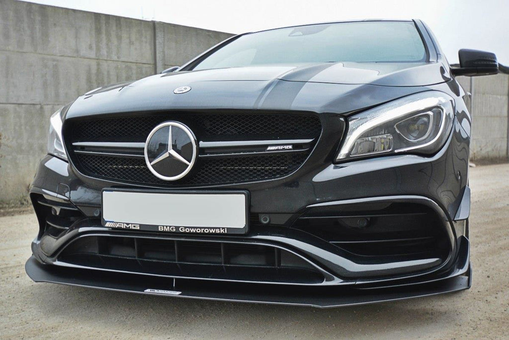 Maxton Design Racing Front Ansatz passend für V.1 passend für Mercedes CLA A45 AMG C117 FL