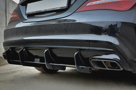 Maxton Design Diffusor Heck Ansatz passend für Heckschürze V.2 passend für Mercedes CLA A45 AMG C117 FL