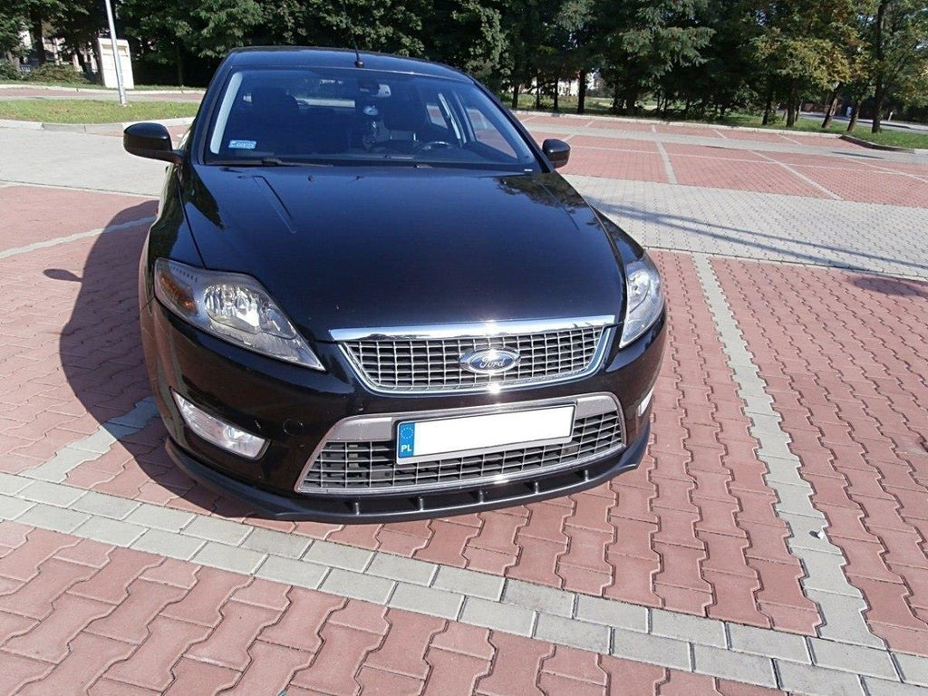 Maxton Design Front Ansatz passend für FORD MONDEO MK4 vor Facelift schwarz Hochglanz