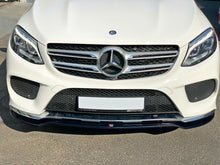 Laden Sie das Bild in den Galerie-Viewer, Maxton Design Front Ansatz passend für V.1 Mercedes GLE W166 AMG-Line schwarz Hochglanz