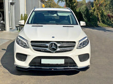 Laden Sie das Bild in den Galerie-Viewer, Maxton Design Front Ansatz passend für V.1 Mercedes GLE W166 AMG-Line schwarz Hochglanz