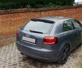 Maxton Design Spoiler CAP passend für Audi A3 8P / 8P FL schwarz Hochglanz