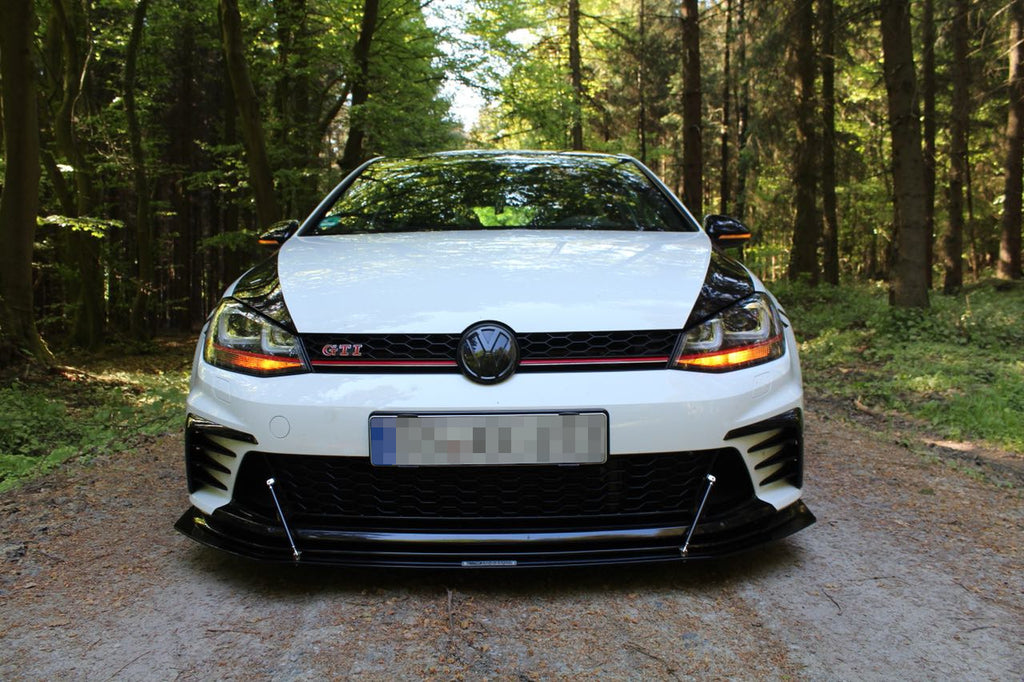 Maxton Design Racing Front Ansatz passend für passend für VW GOLF 7 GTI CLUBSPORT