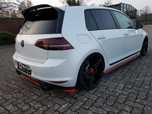 Laden Sie das Bild in den Galerie-Viewer, Maxton Design Heck Ansatz Flaps Diffusor passend für VW GOLF Mk7 GTI CLUBSPORT