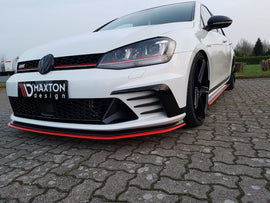 Maxton Design Front Ansatz passend für VW GOLF Mk7 GTI CLUBSPORT