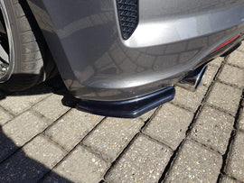 Maxton Design Heck Ansatz Flaps Diffusor passend für VOLKSWAGEN SCIROCCO MK.3 R FACELIFT schwarz Hochglanz