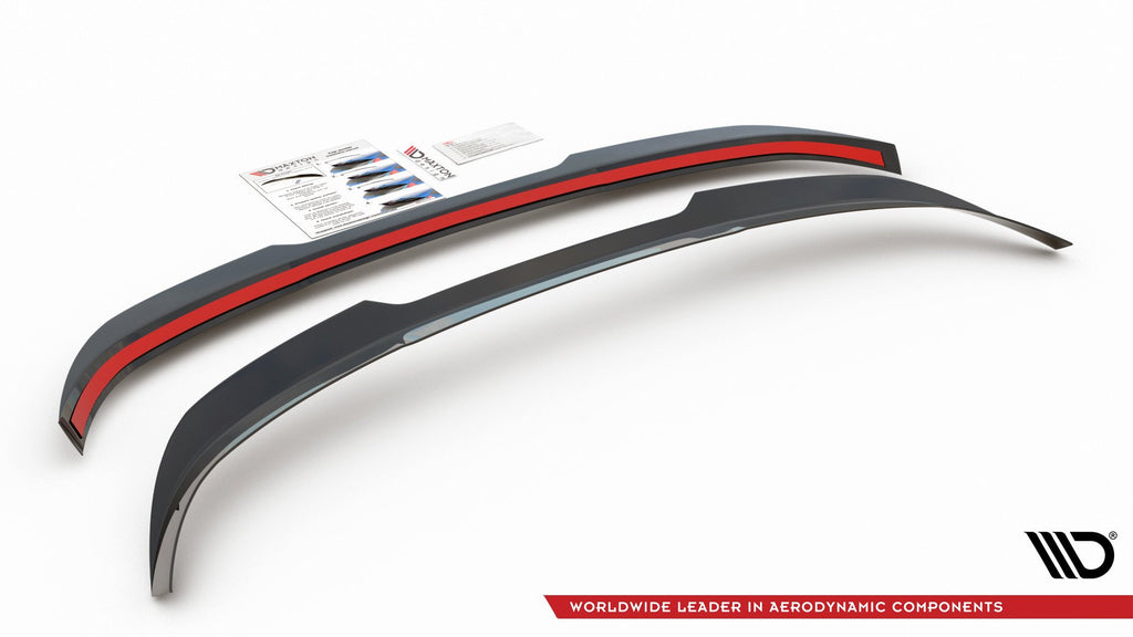 Maxton Design Spoiler CAP passend für BMW 1er F40 M-Paket schwarz Hochglanz
