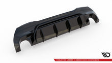 Laden Sie das Bild in den Galerie-Viewer, Maxton Design Diffusor Heck Ansatz passend für V.1 BMW 1er F40 M-Paket/ M135i schwarz Hochglanz