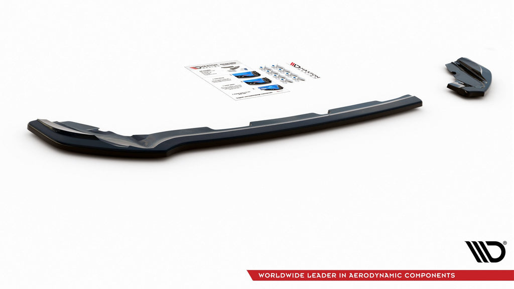 Maxton Design Heck Ansatz Flaps Diffusor passend für passend für Ford Puma ST-Line schwarz Hochglanz
