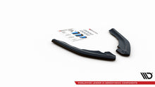 Laden Sie das Bild in den Galerie-Viewer, Maxton Design Heck Ansatz Flaps Diffusor V.2 für BMW M2 F87 schwarz Hochglanz