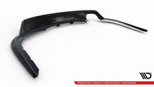 Laden Sie das Bild in den Galerie-Viewer, Maxton Design Mittlerer Diffusor Heck Ansatz DTM Look für BMW 4er Gran Coupe F36 schwarz Hochglanz