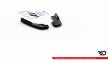 Laden Sie das Bild in den Galerie-Viewer, Maxton Design Heck Ansatz Flaps Diffusor passend für V.3 Ford Focus ST Mk4  schwarz Hochglanz